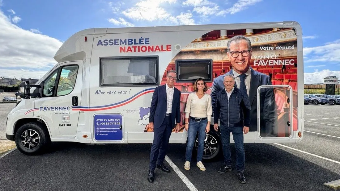 Député Yannick Favennec : Un camping-car devenu permanence parlementaire mobile