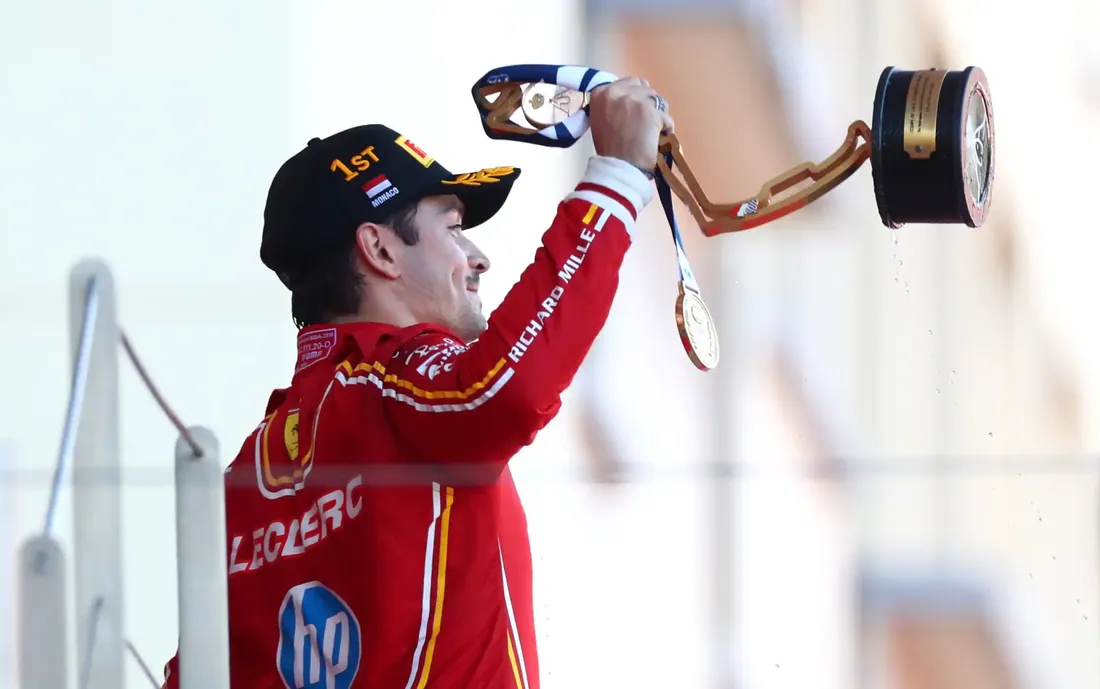 Charles Leclerc remporte le Grand Prix de Monaco pour la première fois !