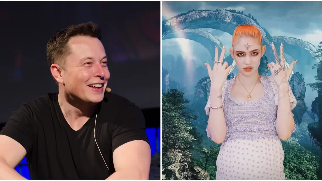 Elon Musk partage des photos intimes de son ex Grimes à son père !