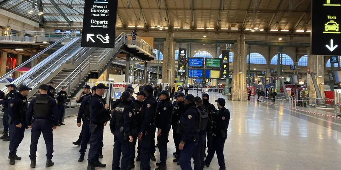Six blessés dans une attaque à l'arme blanche à la gare du Nord de Paris