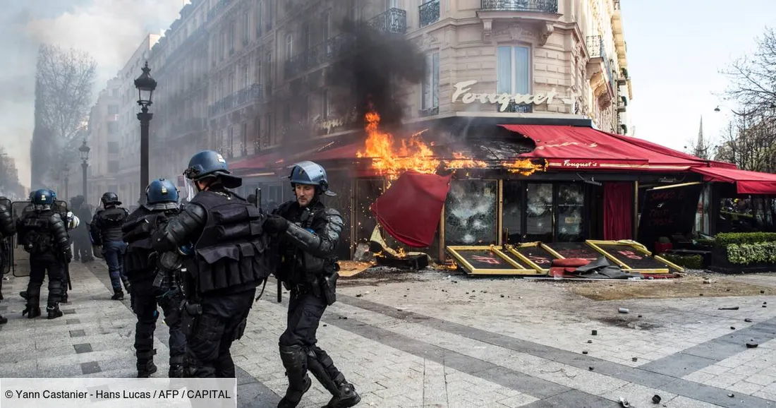 49.3 : manifestations violentes et dégradations dans toute la France
