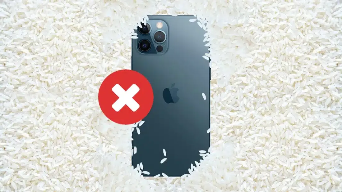 Le riz n'est pas une bonne idée pour un iPhone mouillé, prévient Apple