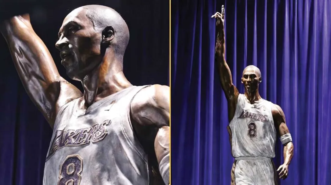 Kobe Bryant : des erreurs à corriger sur sa statue de devant l'arène des Lakers