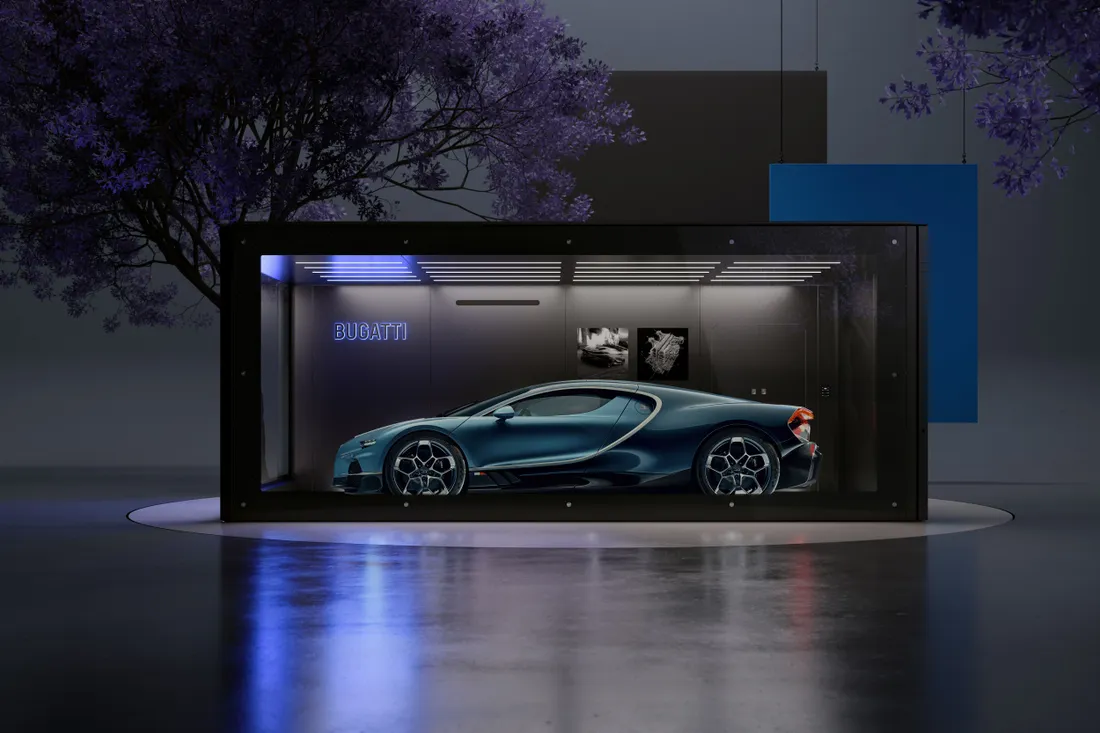 Quand Bugatti et Fahrengold réinventent l’exposition automobile