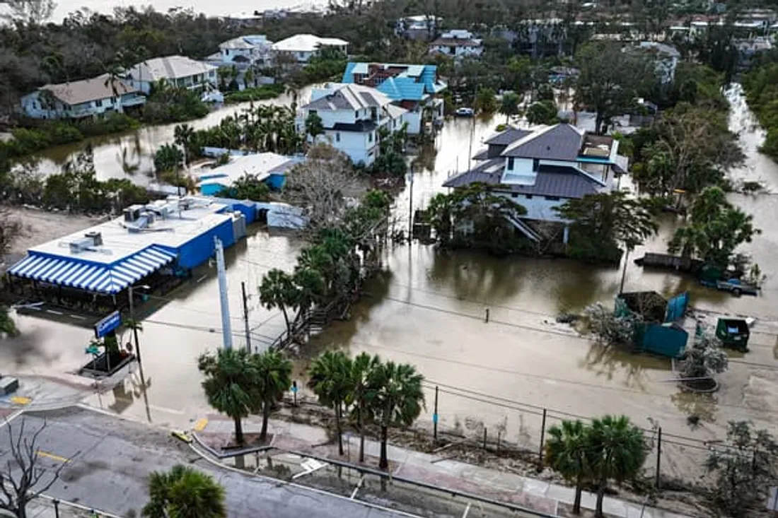 Ouragan Milton : l'ampleur des inondations en image
