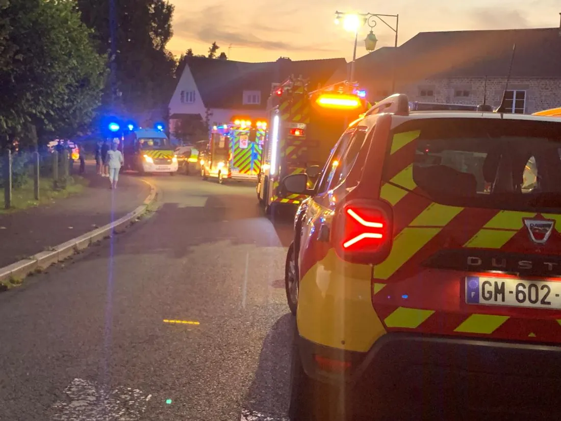 La violente collision s'est produite près de l'Ehpad la Roseraie à Saint-Sever.