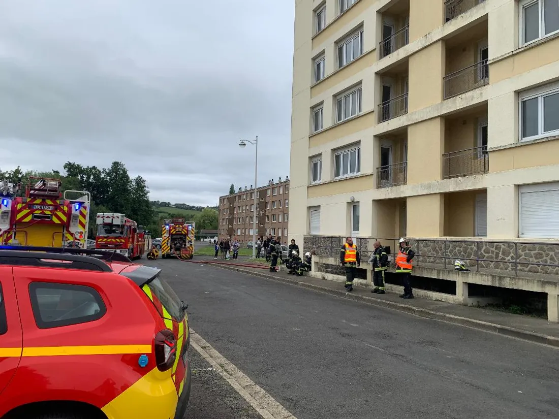 Les soldats du feu du Bocage avaient déployé d'importants moyens.