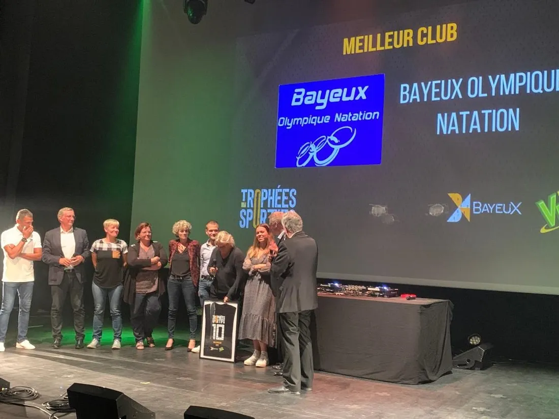 Le Bayeux Olympique Natation s'est vu remettre le trophée du club de la saison. 