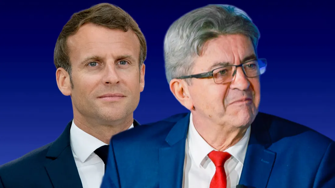 Emmanuel Macron vs Jean-Luc Mélenchon