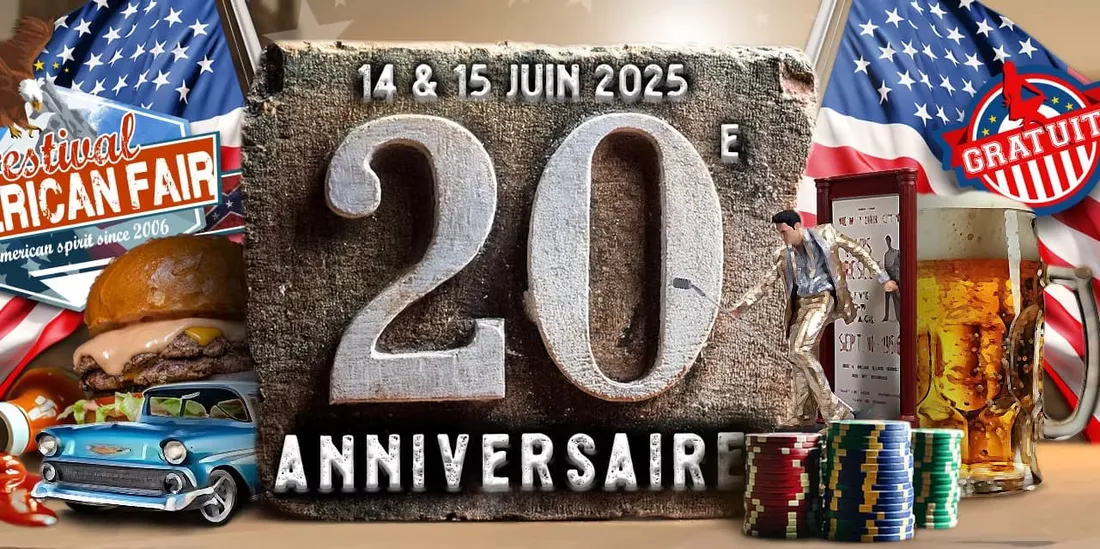 Festival American Fair - Châteauneuf-les-Martigueses 14 et 15 juin 2025