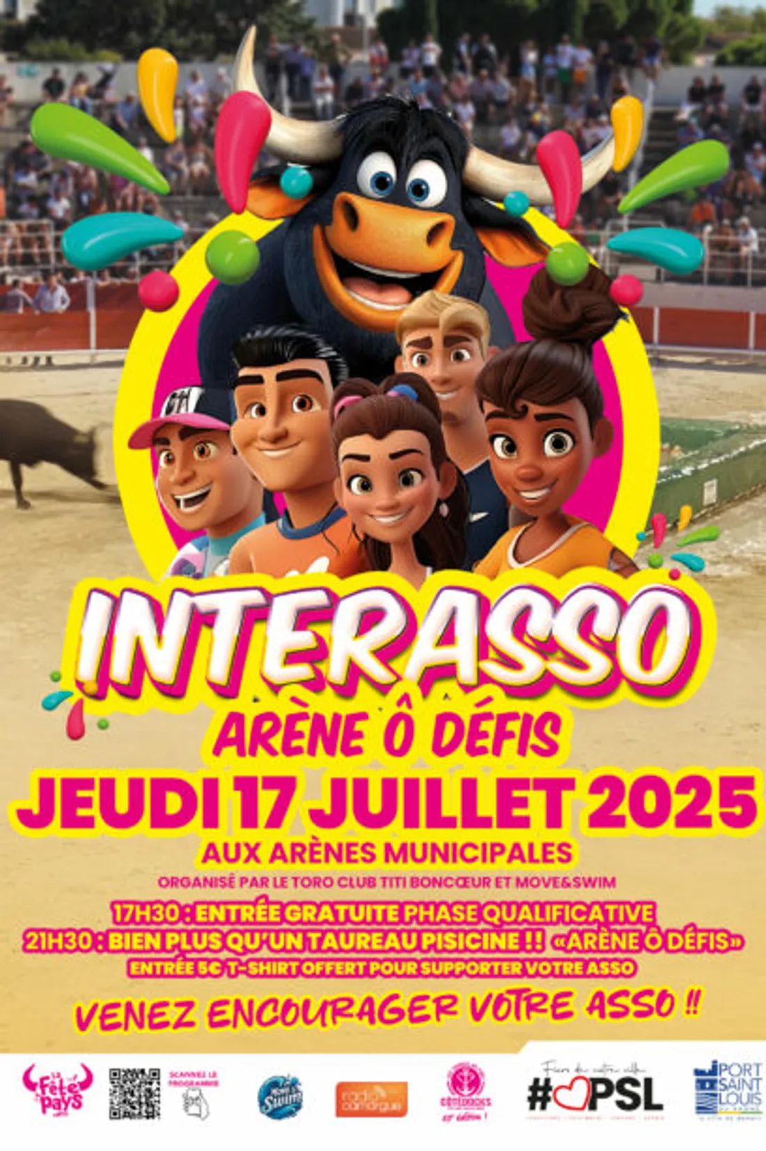 Interasso “Arène Ô Défis” : Port Saint Louis s'enflamme
