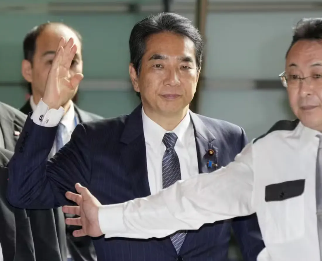 Le ministre de l’agriculture japonais, Taku Eto