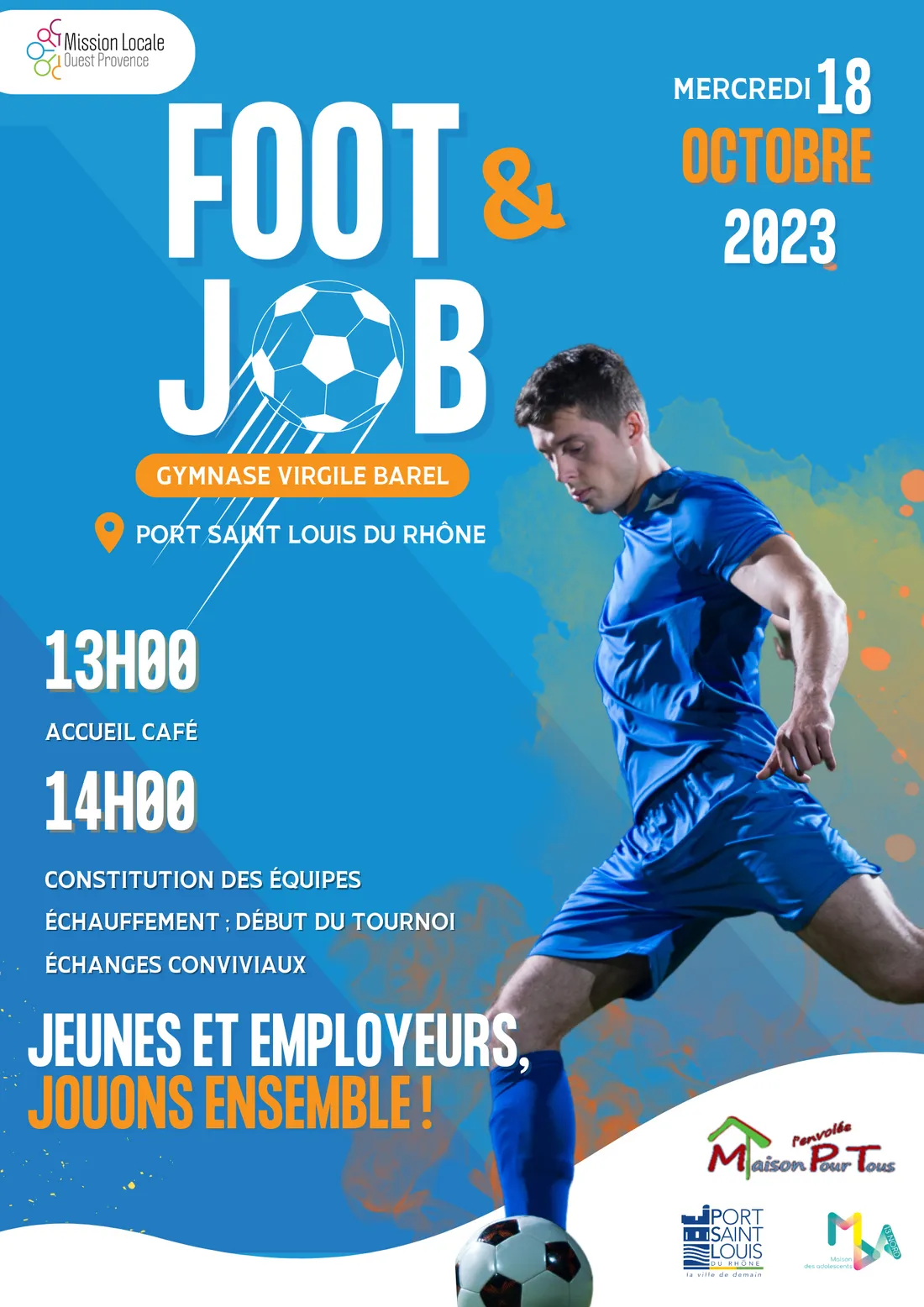 [ SPORT - FOOTBALL ] Port-st-louis: Foot&Job, le nouveau concept de recrutement sur le terrain