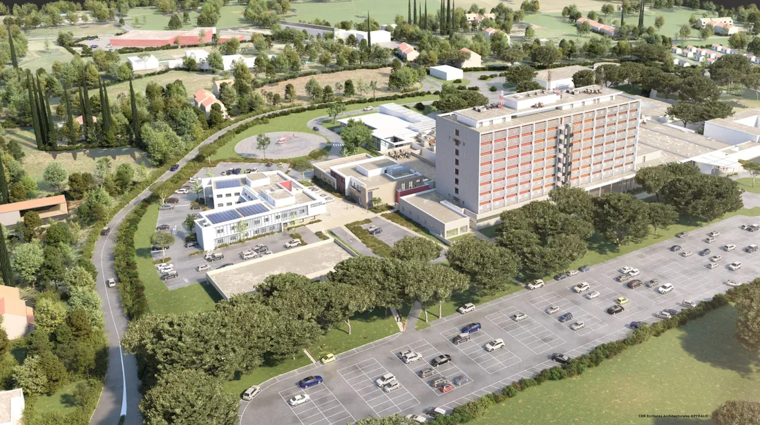 Chantier d'agrandissement de l'Hôpital d'Arles : Un projet de 42 millions d'euros