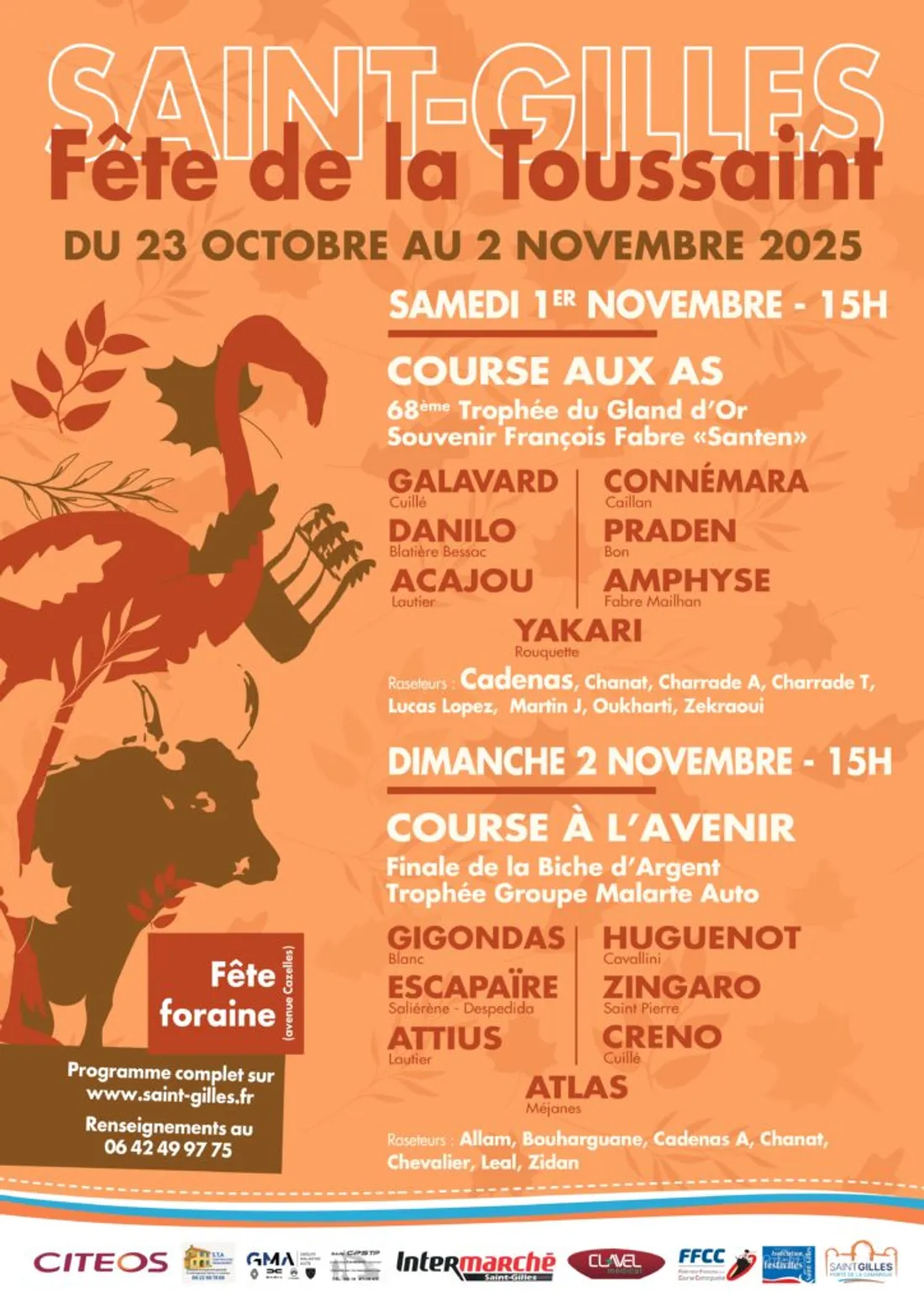 Fête de la Toussaint à Saint-Gilles : 11 jours d’animations et de traditions camarguaises