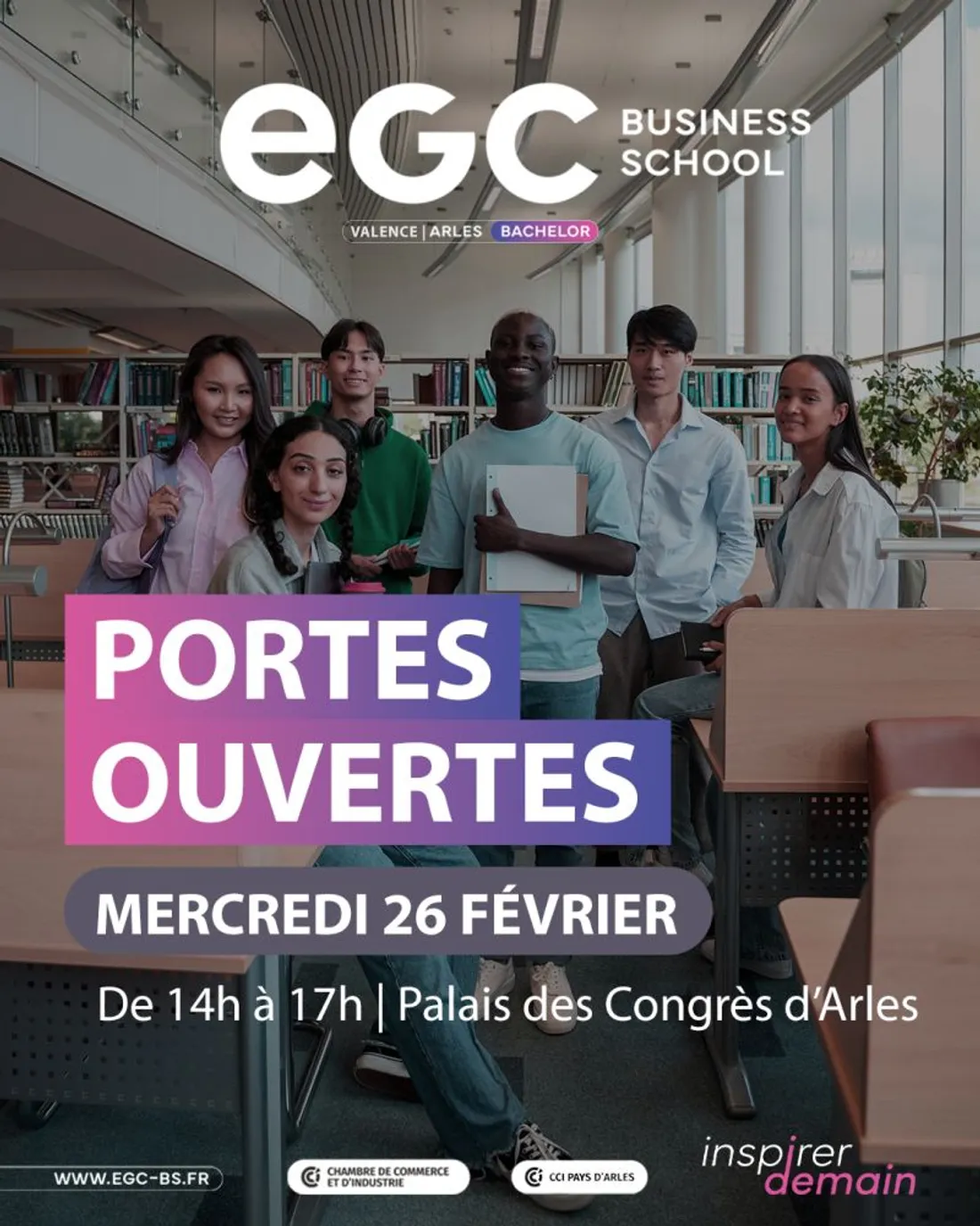 Arles ouvre son école de commerce EGC Business School pour la rentrée scolaire 2025