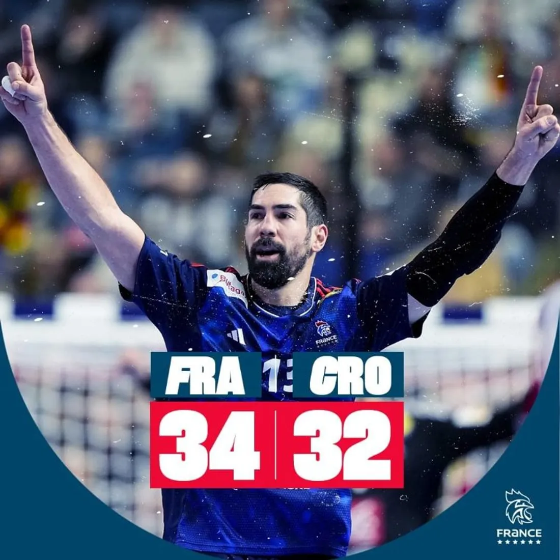 [ SPORT - HANDBALL ] Euro2024: La France écarte la Croatie 34-32