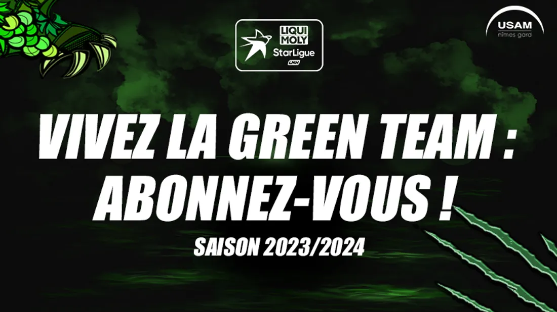 [SPORT-HANDBALL] USAM Nîmes Gard: La campagne d'abonnement pour la saison 2023-2024 est ouverte!