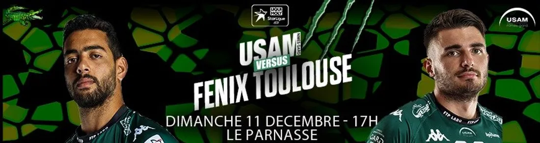 [ SPORT ] Handball/LiquiMolyStarligue: L'USAM Nîmes Gard attend Toulouse ce dimanche 