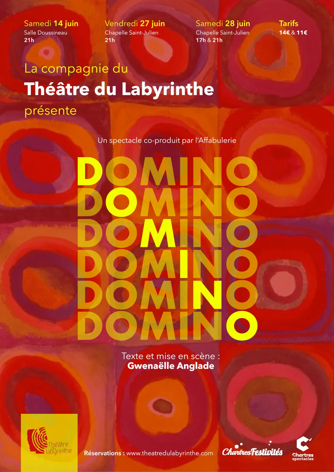 CHARTRES - Théâtre : Domino