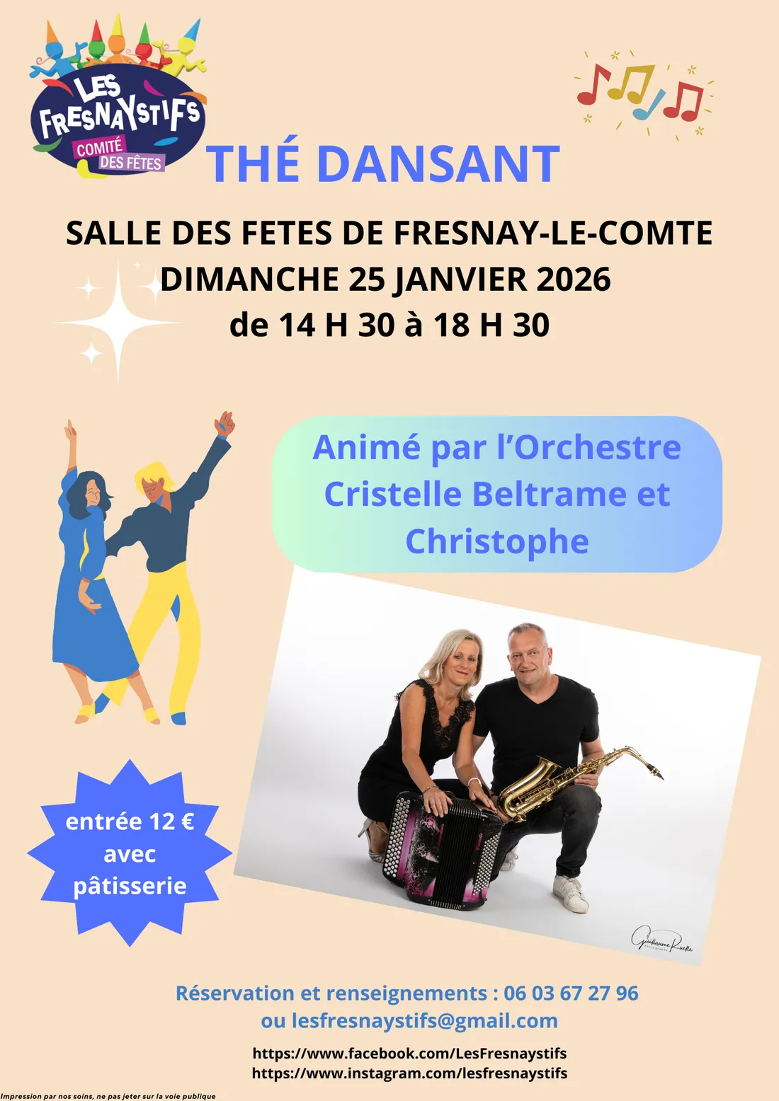 FRESNAY-LE-COMTE - Thé dansant 