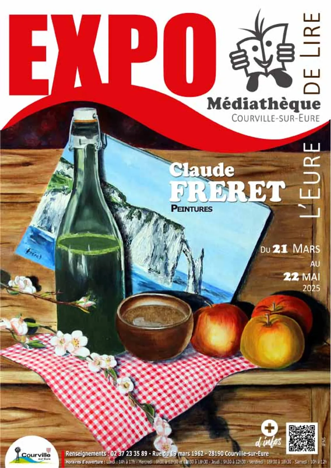 COURVILLE-SUR-EURE - Exposition : Martine Thomassaint / Claude Freret