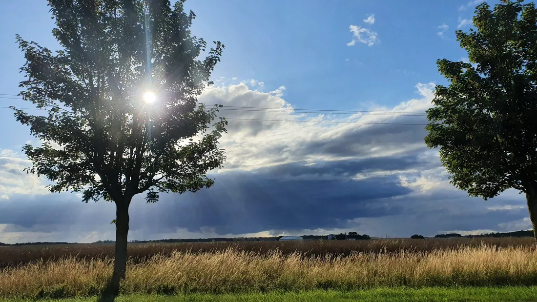 ciel menaçant / orages / pluie