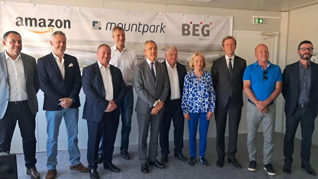 Visite, chantier, amazon, élus, 19 juin 2025, Illiers-Combray