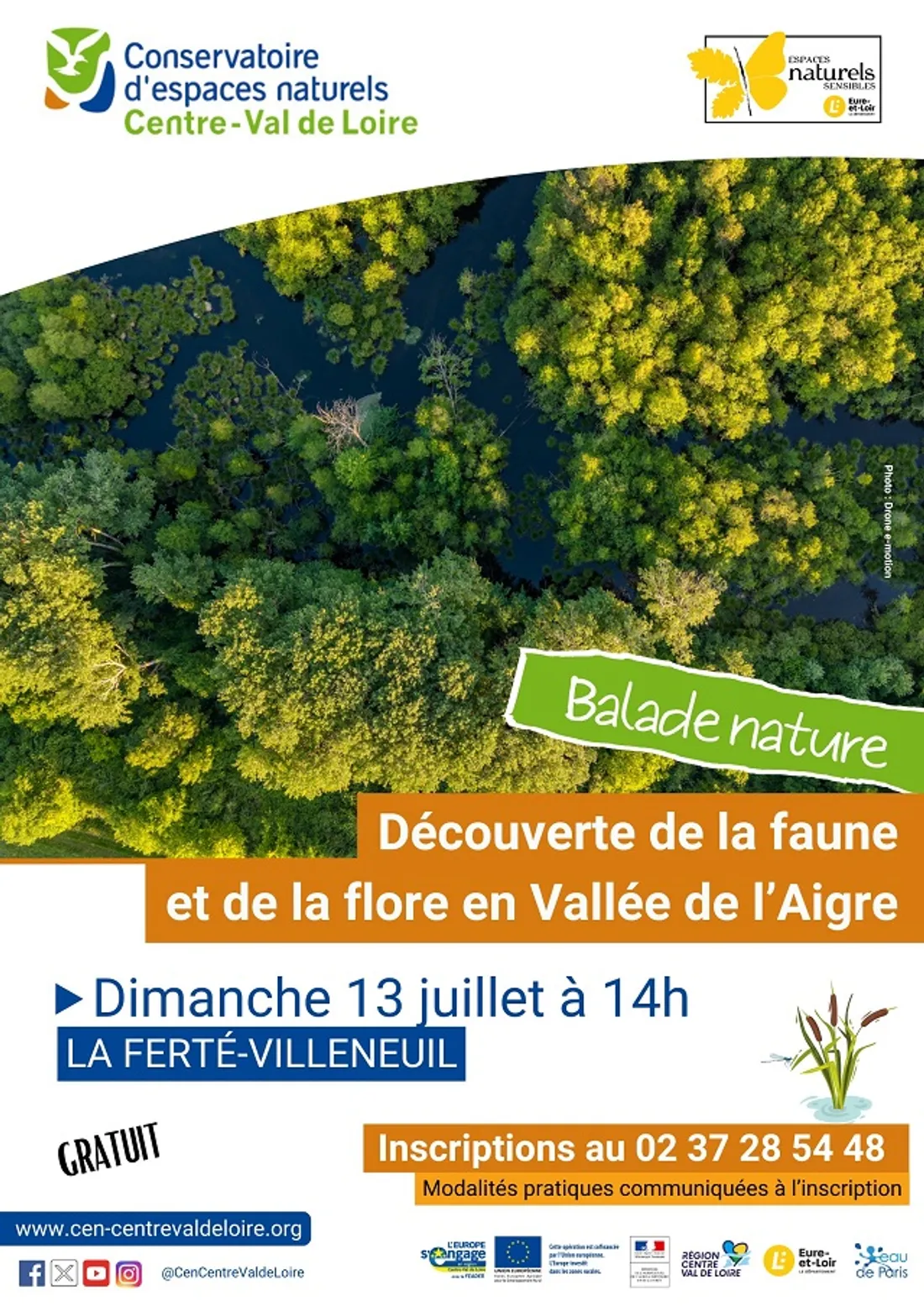 LA FERTÉ-VILLENEUIL - Nature : La faune et la flore de la Vallée de l’Aigre