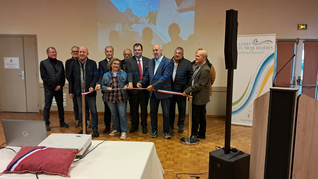 Inauguration des travaux de renforcement des réseaux d'eau potable sur Cloyes-les-Trois-Rivières