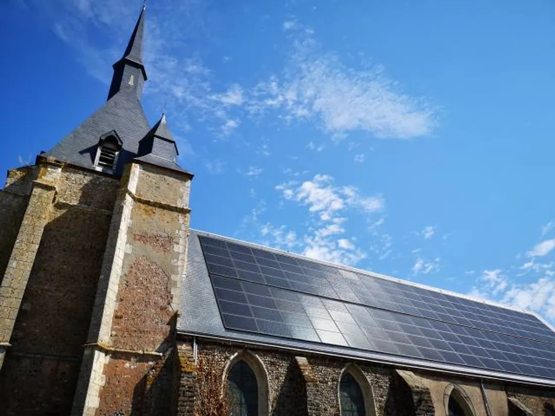 église fruncé photvoltaïque