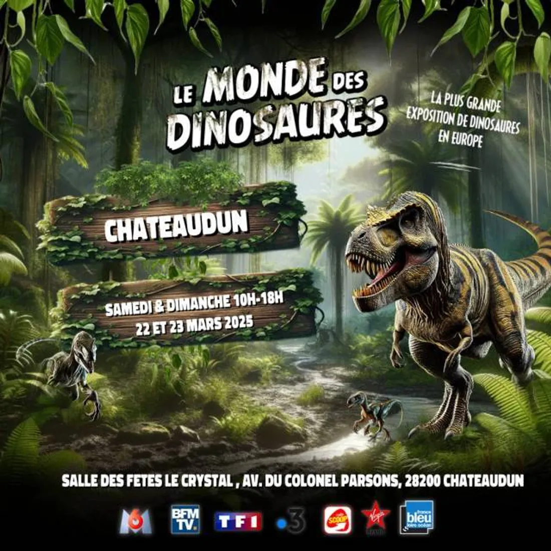 CHÂTEAUDUN - Exposition : Le monde des dinosaures