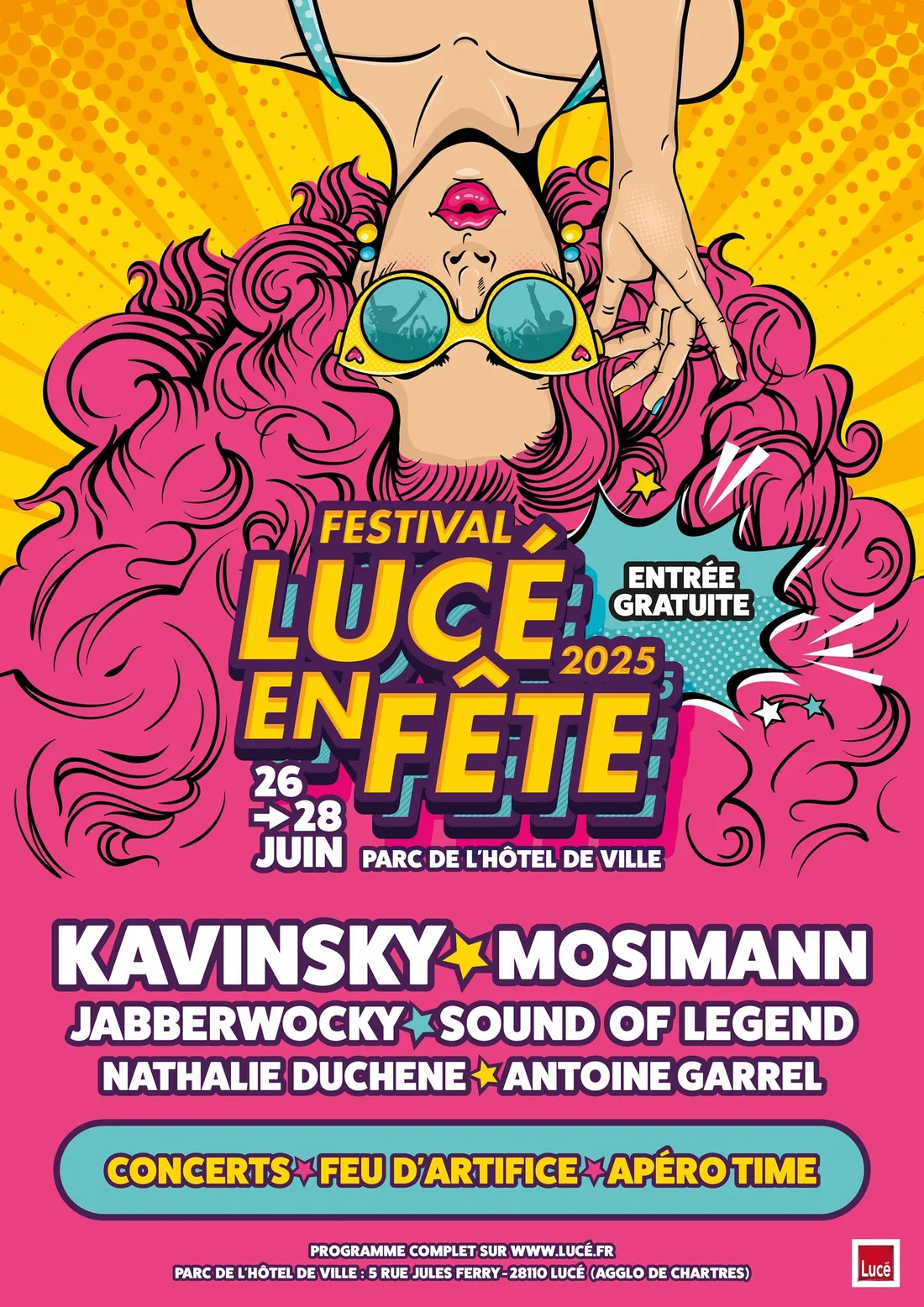 Affiche 2025 de "Lucé en fête"