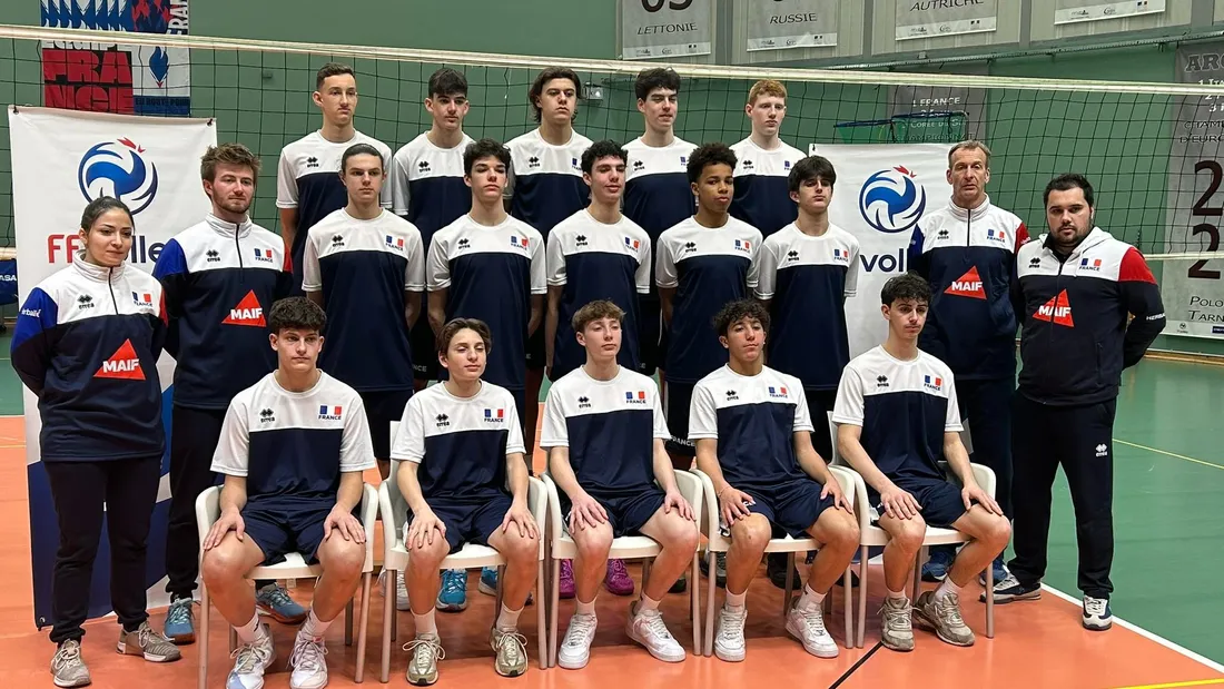 L’équipe de France U16 de volley