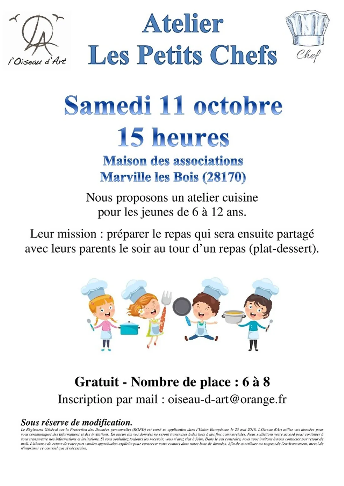 SAINT-SAUVEUR-MARVILLE - Atelier : Les Petits Chefs