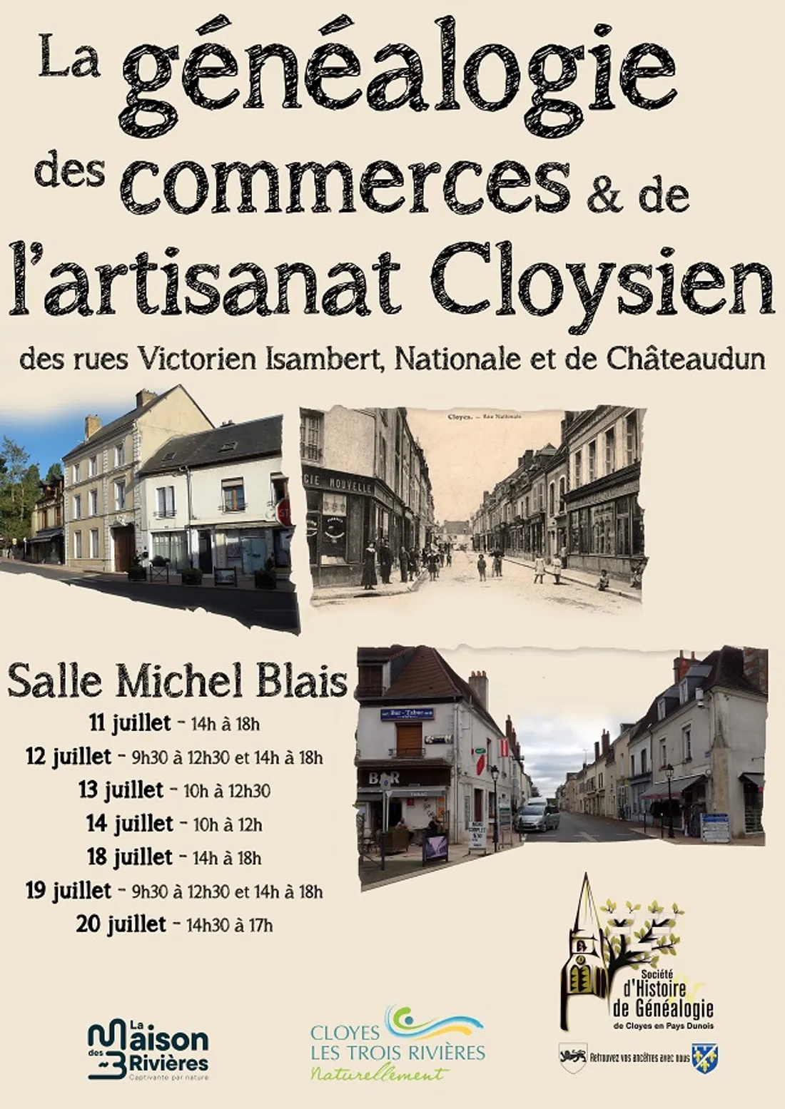 CLOYES-SUR-LE-LOIR - Exposition : Généalogie du commerce Cloysien