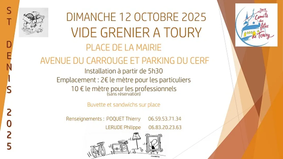 TOURY - Vide-greniers du comité des fêtes