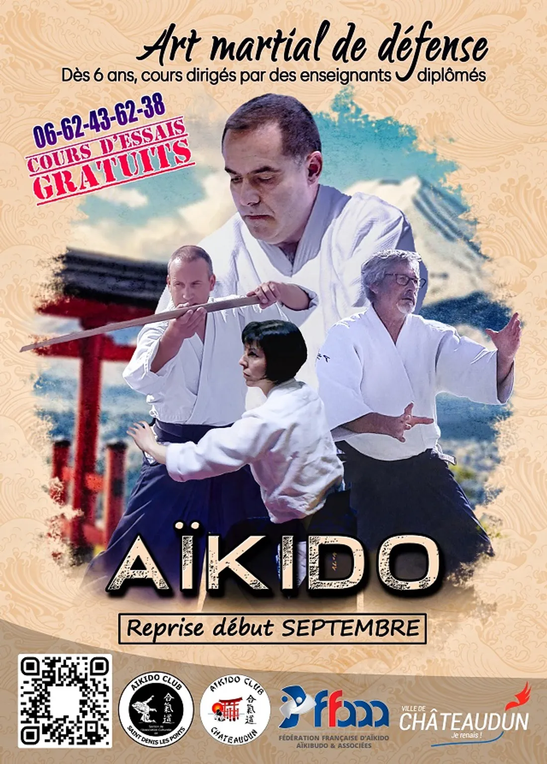 CHÂTEAUDUN - Reprise des activités de l'Aïkido Club Châteaudun
