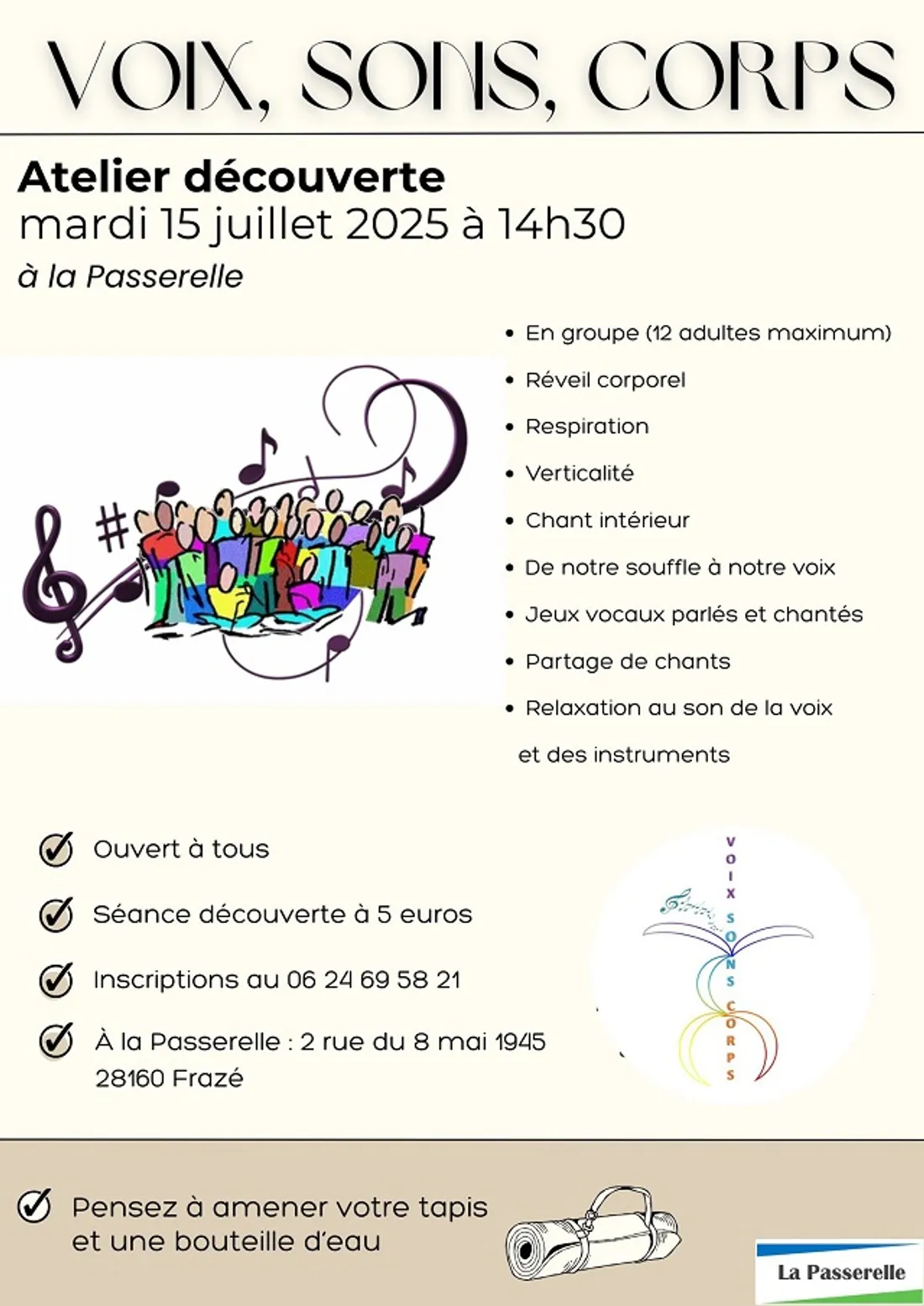 FRAZÉ - Atelier découverte : voix, sons, corps