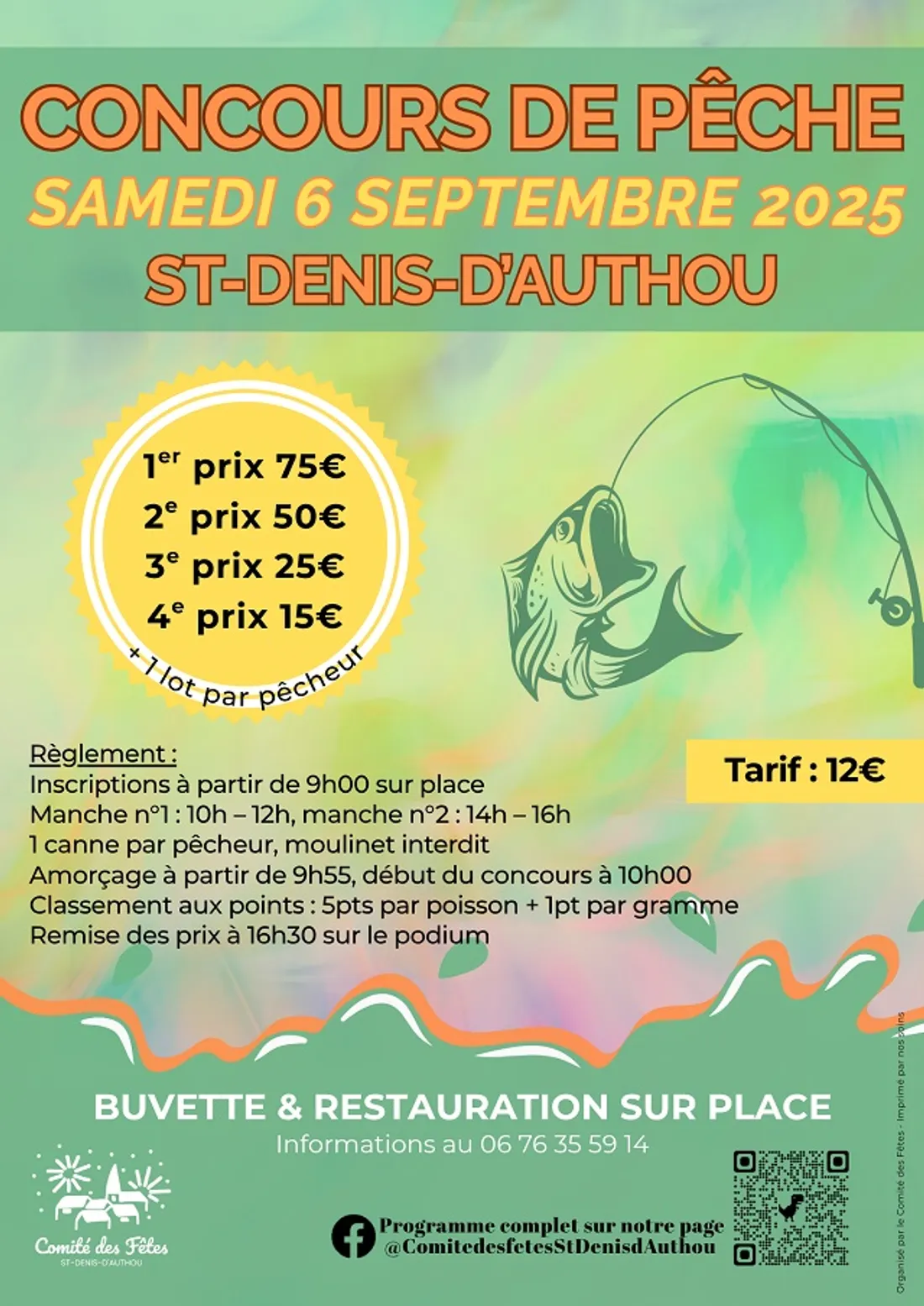 SAINT-DENIS-D'AUTHOU - Concours de pêche
