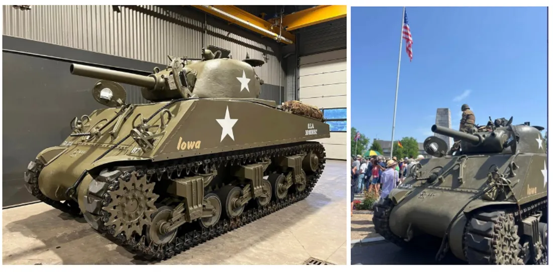 chars Sherman M4 Hw / Seconde Guerre mondiale / camp militaire