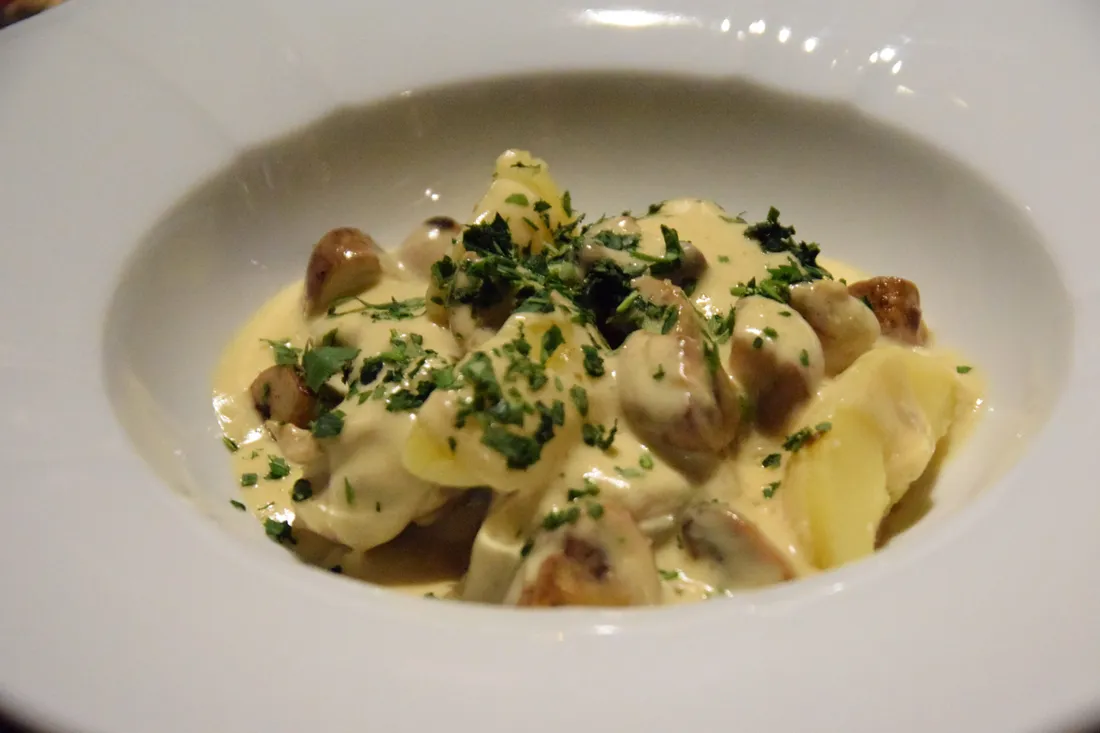 assiette blanquette de veau