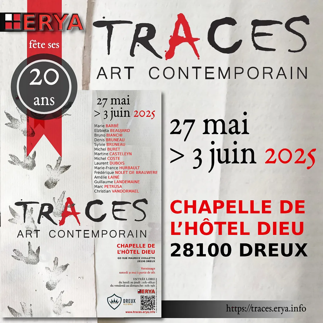 DREUX - Exposition : Traces