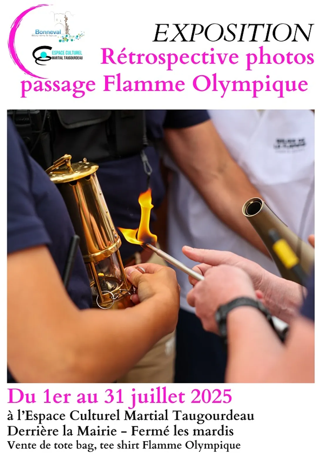 BONNEVAL - Exposition : Rétrospective photos passage Flamme Olympique