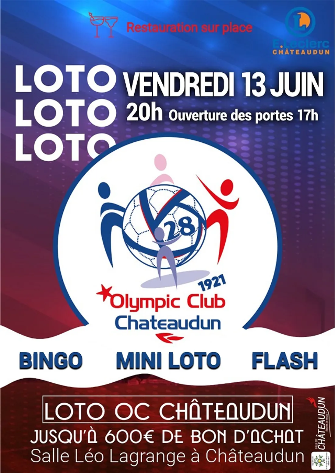 CHÂTEAUDUN - Loto de l'OCC Football