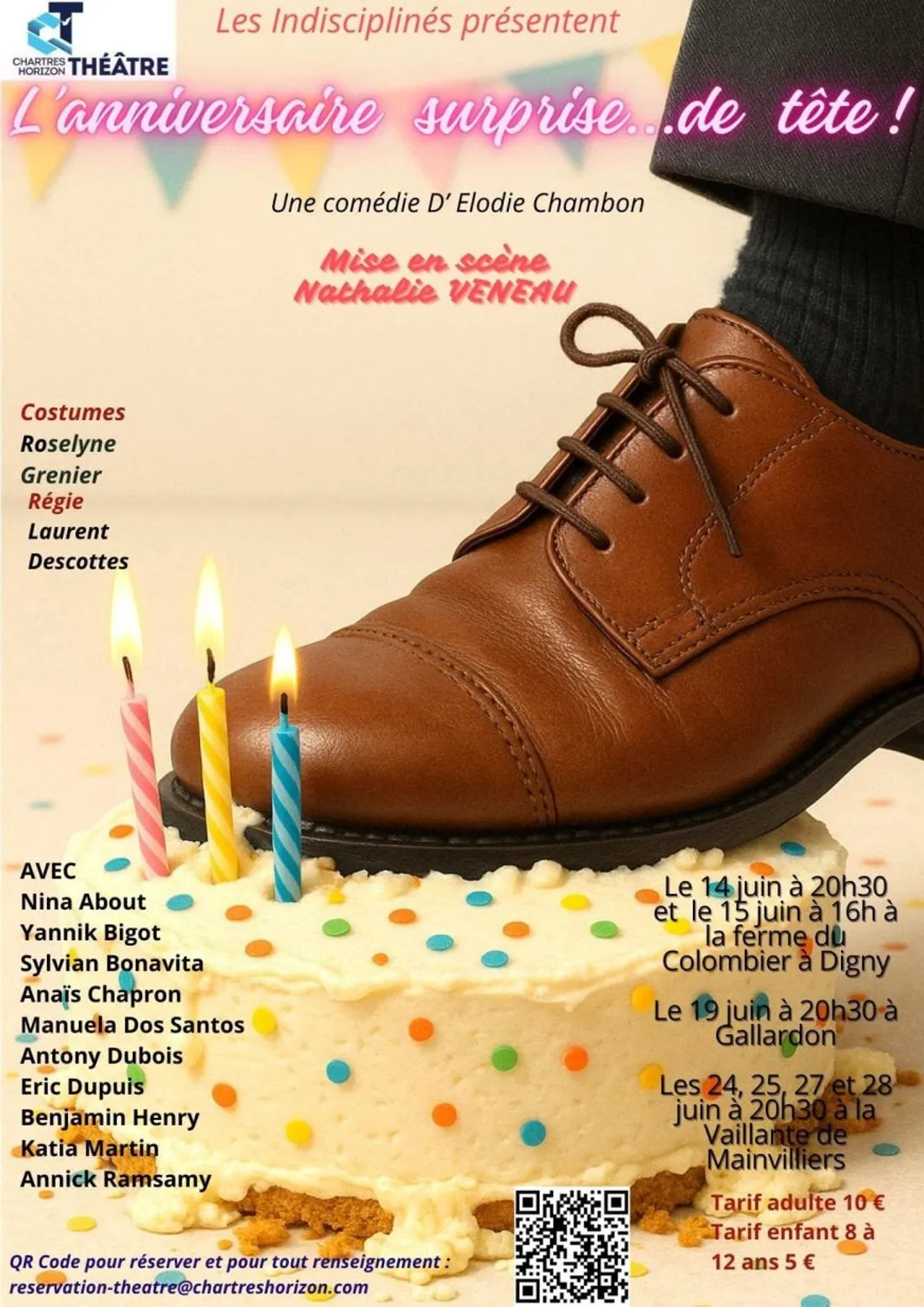 DIGNY - Théâtre : L'anniversaire surprise...de tête !