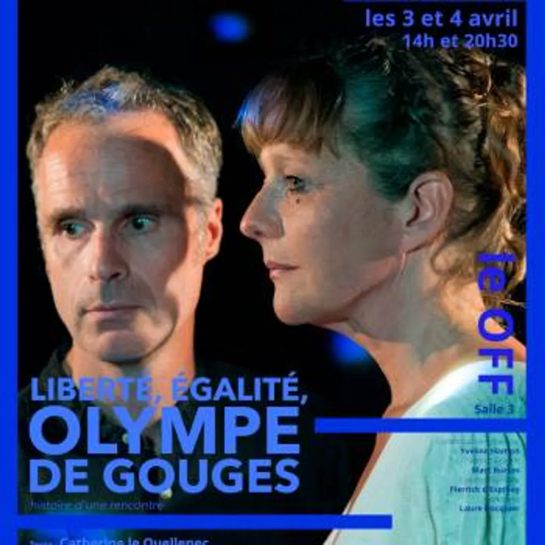 CHARTRES - Théâtre : Liberté, Égalité, Olympe de Gouges