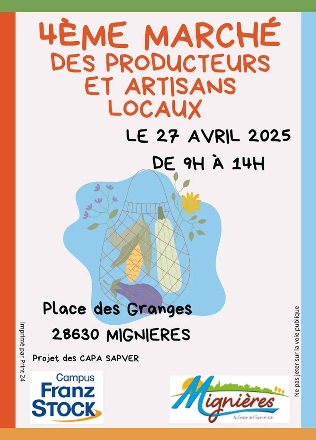 MIGNIÈRES - Marché des producteurs et artisans locaux
