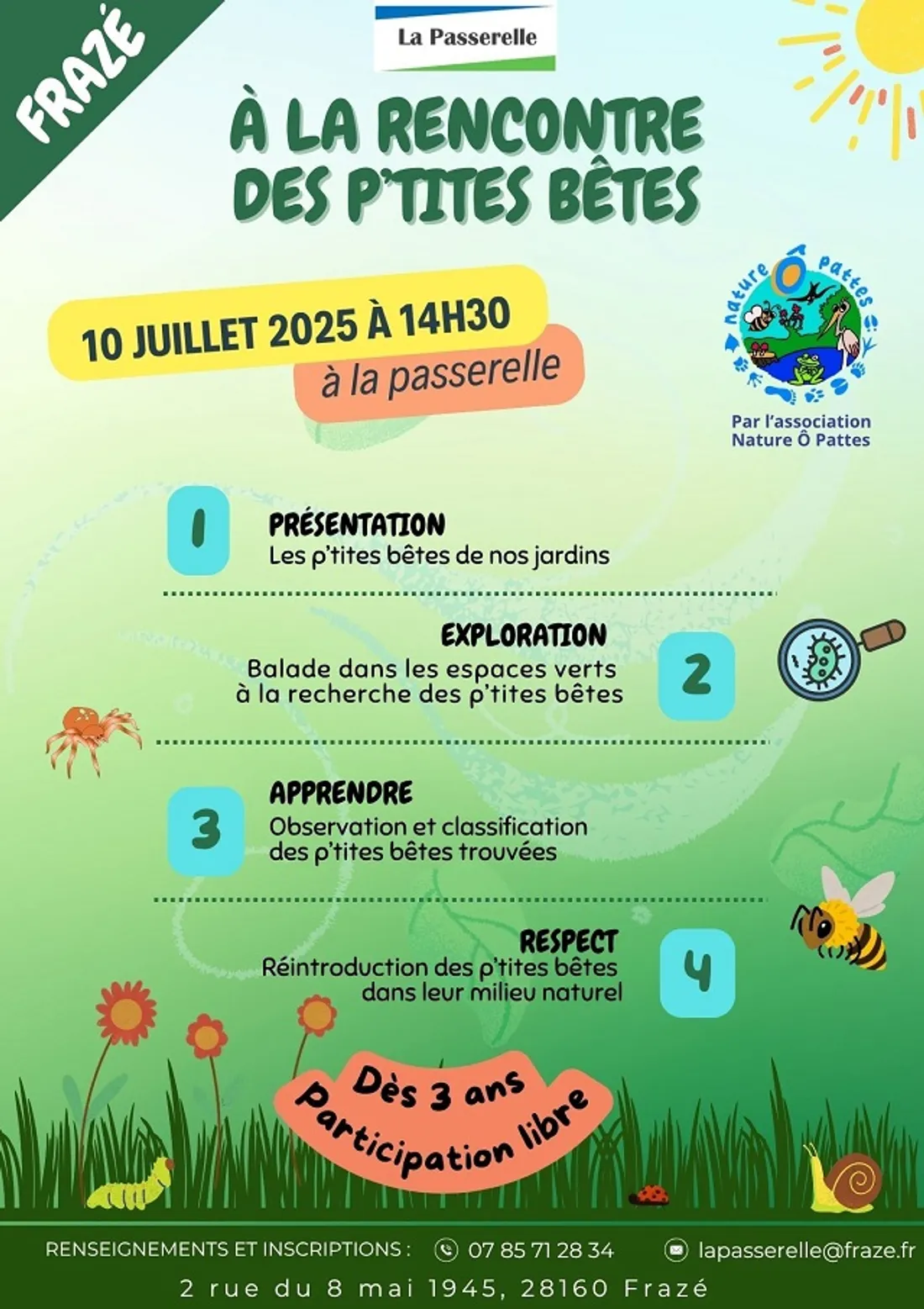 FRAZÉ - A la rencontre des p'tites bêtes