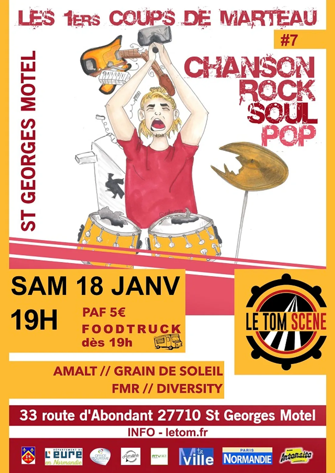 SAINT-GEORGES-MOTEL (27) - Concert : Les 1ers Coups de Marteau #7